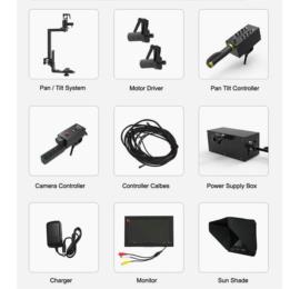 هد-کرین-با-دو-موتور-360-گردشی-PAN-TILT-و-کیف-حمل-Came-TV-